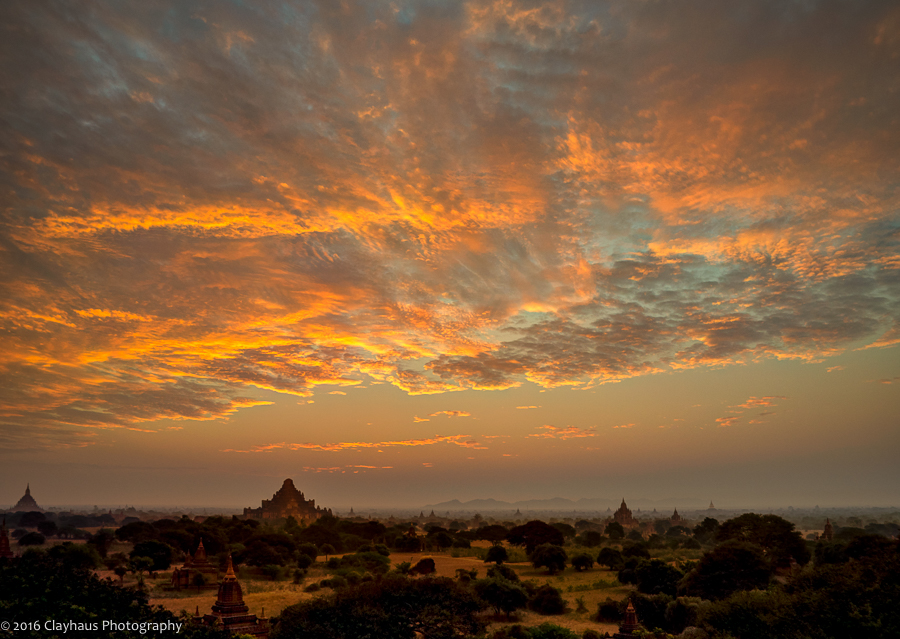 A Brief but Glorious Blaze of Fire over the Plains of Bagan